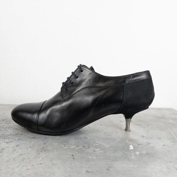 Dries Van Noten Shoes - 𝅺Vintage Dries Van Noten Kitten Heel Oxford VERY RARE Authentic Lace Up